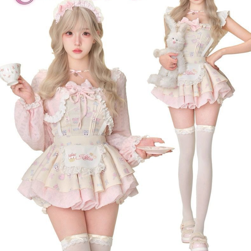 Japanese Sweet Lolita Style 3  - مراجعة Crop Top Crochet وسعره