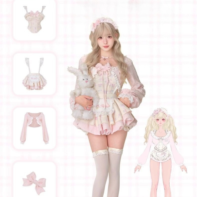 Japanese Sweet Lolita Style 3  - مراجعة Crop Top Crochet وسعره