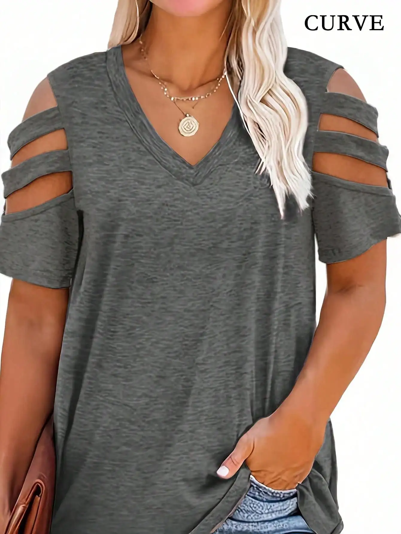 Women Fashion Plus Size 1XL-5X - مراجعة Blouse Off Shoulder وسعره