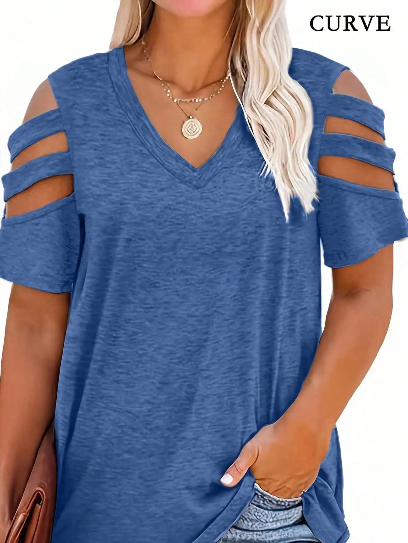 Women Fashion Plus Size 1XL-5X - مراجعة Blouse Off Shoulder وسعره