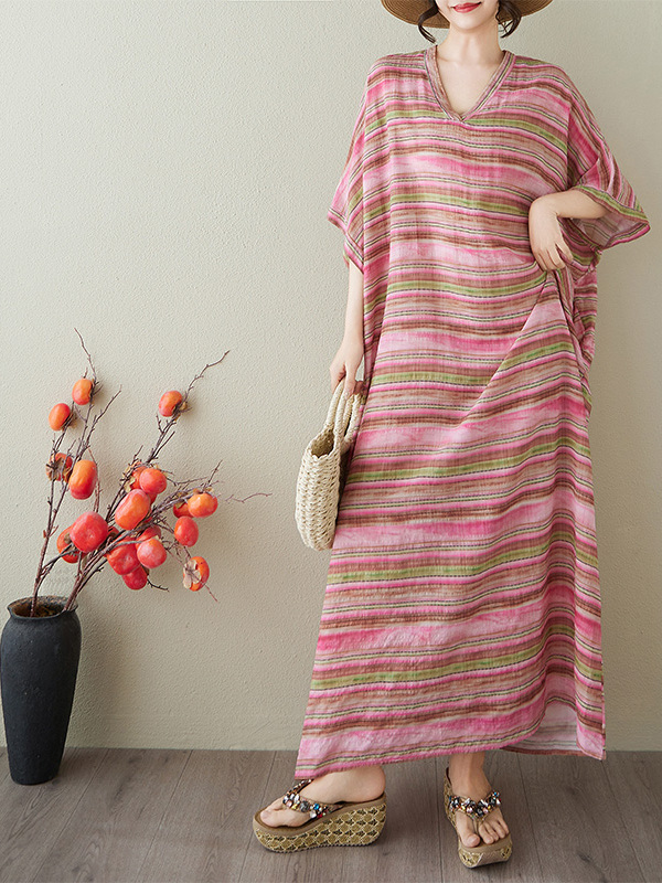 Knee-Length Wrap Long Dress Su - مراجعة Linen Dress Wrap وسعره