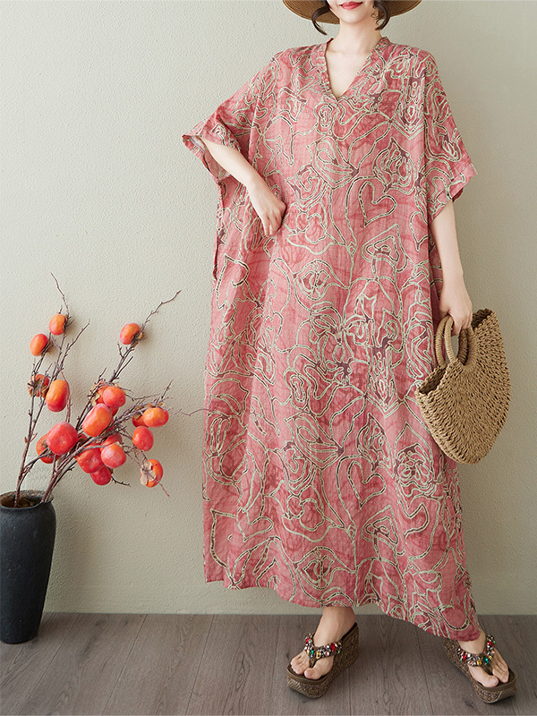 Knee-Length Wrap Long Dress Su - مراجعة Linen Dress Wrap وسعره