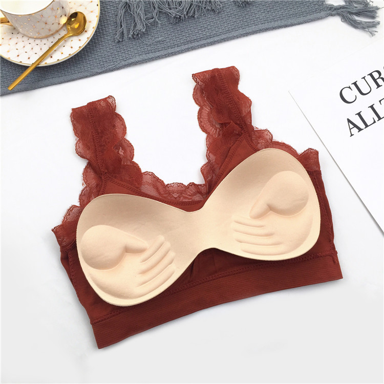 3D Sexy lace Lingerie Seamless - مراجعة Bralette Triangle Set وسعره