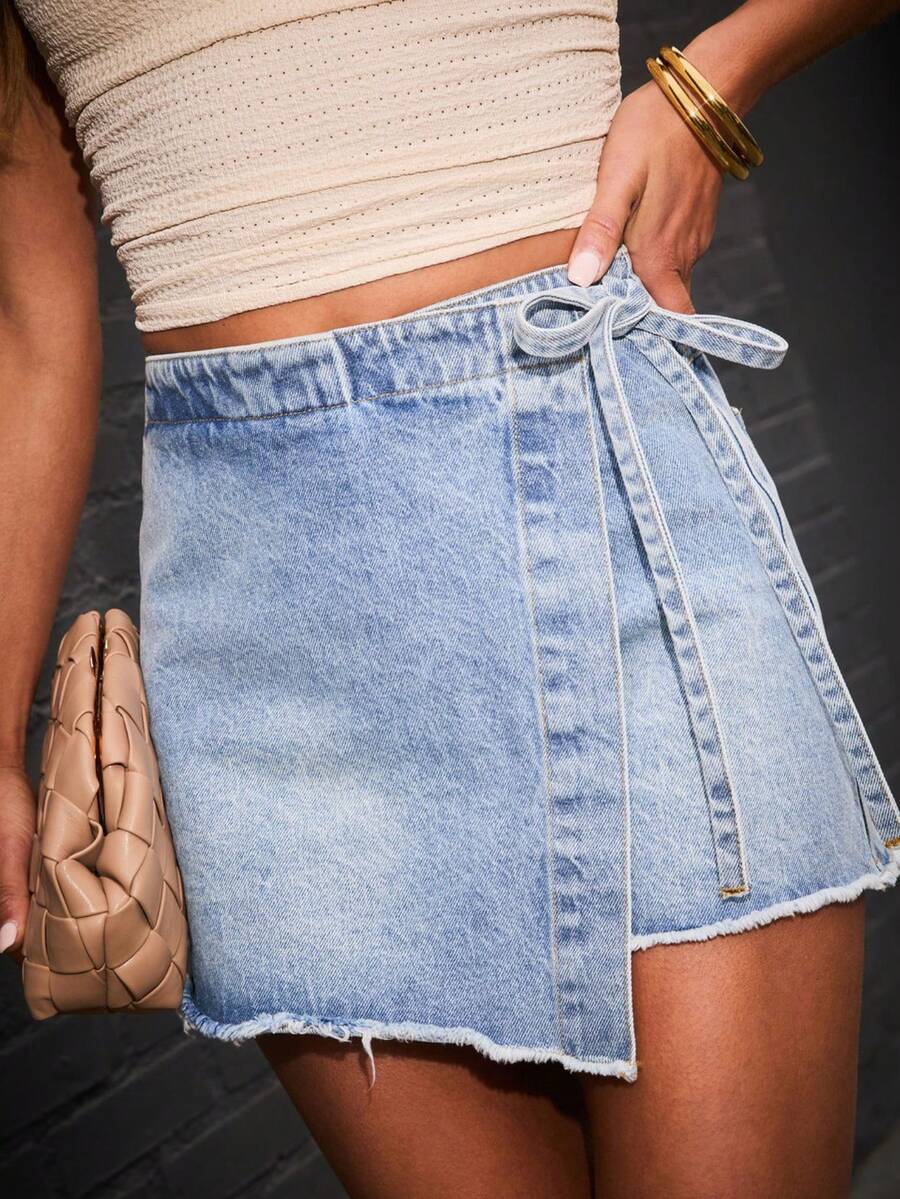 Womens Summer Retro Casual Dis - مراجعة Shorts Denim Frayed وسعره