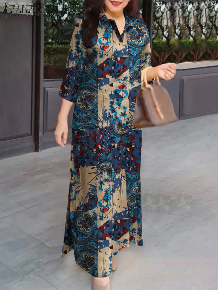 ZANZEA Women Auutmn Dresses Vi - مراجعة Romper Floral Print وسعره