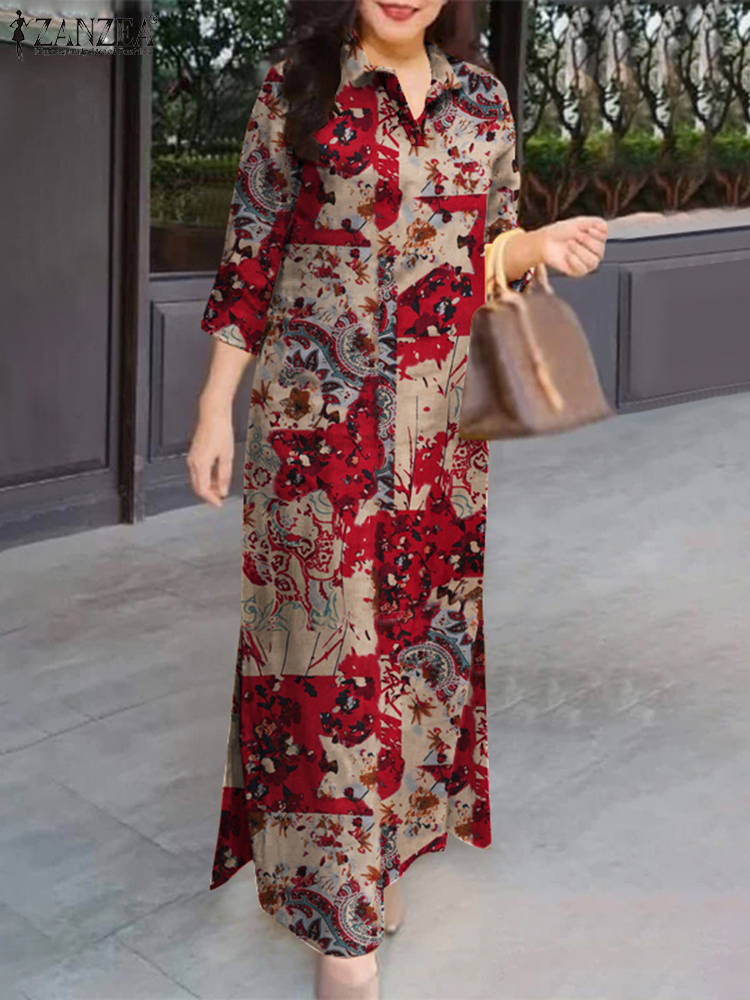 ZANZEA Women Auutmn Dresses Vi - مراجعة Romper Floral Print وسعره