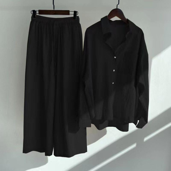 Women Cotton Linen 2 Piece Set - مراجعة Linen Pant Wide وسعره