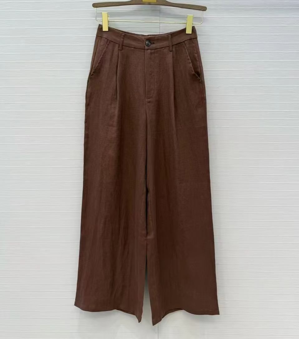 Old Man Qian's linen casual tw - مراجعة Linen Pant Wide وسعره