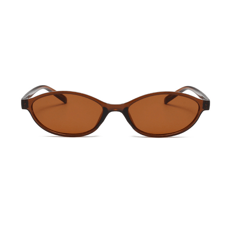 Fashion Oval Simple Literary S - مراجعة Sunglasses Cat Eye وسعره