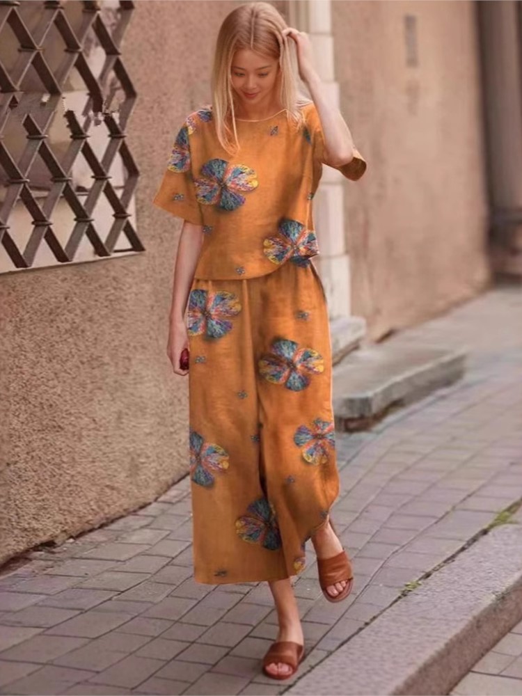 2025 Spring Summer New Plus Si - مراجعة Linen Pant Wide وسعره