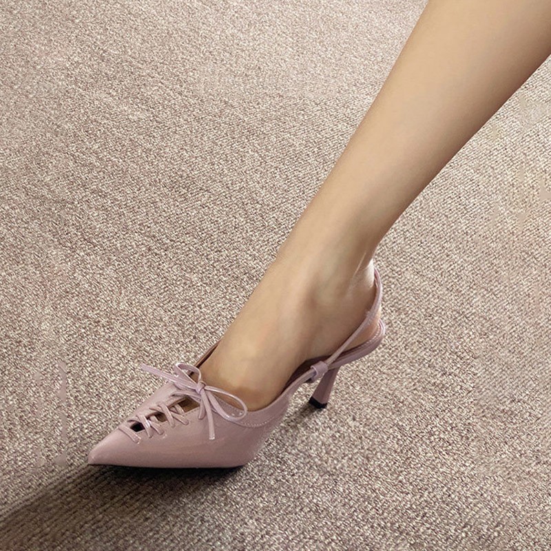 European-style Pointed-toe, Sl - مراجعة Sandal Strappy Heeled وسعره