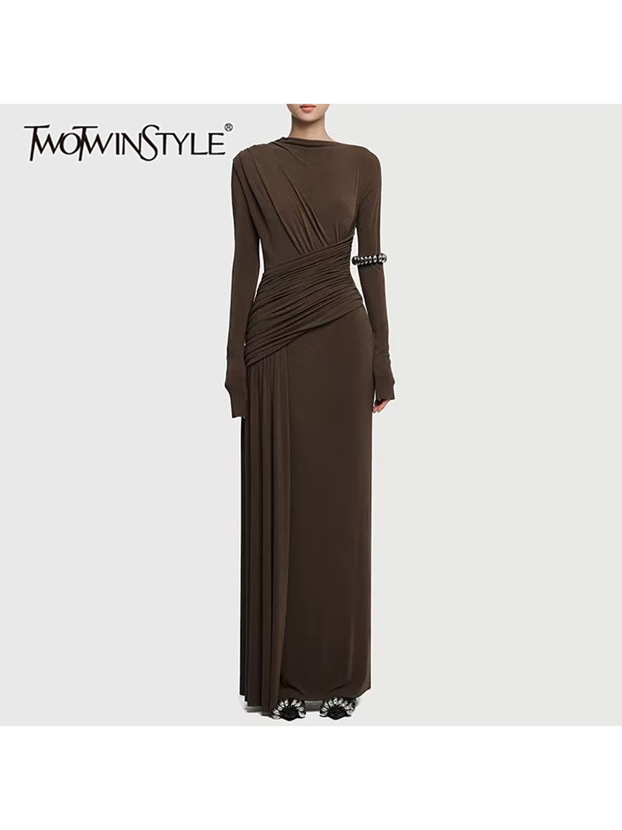TWOTWINSTYLE Solid Slimming Dr - مراجعة Linen Dress Wrap وسعره