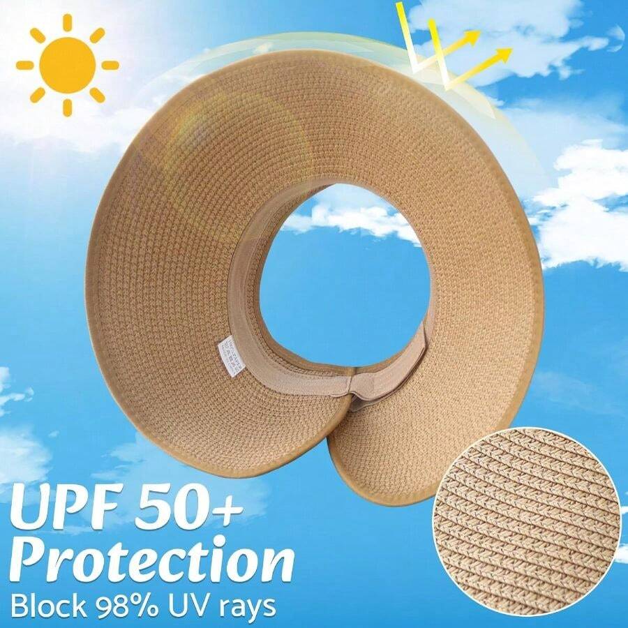 NPQQUAN Sun Visor Hats For Wom - مراجعة Hat Floppy Wide وسعره