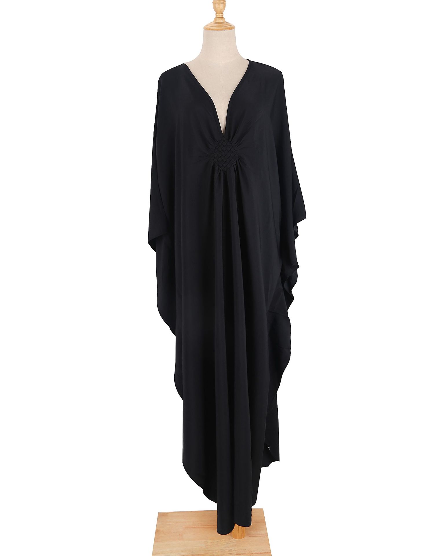 Women Solid Color Cover Up V N - مراجعة Cover Up Kaftan وسعره