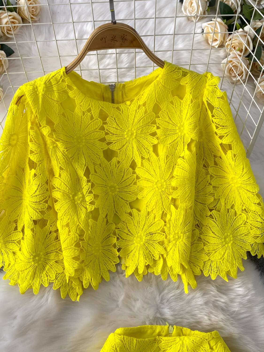 Elegant 2 Piece Set Women Summ - مراجعة Crop Top Crochet وسعره
