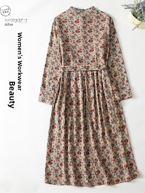 Elegant Floral Print A-Line Dr - مراجعة Midi Skirt Floral وسعره