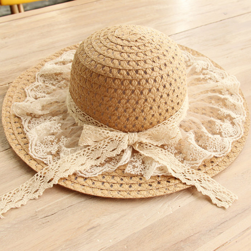 Women Lace Sun Hats For  Wide  - مراجعة Hat Floppy Wide وسعره