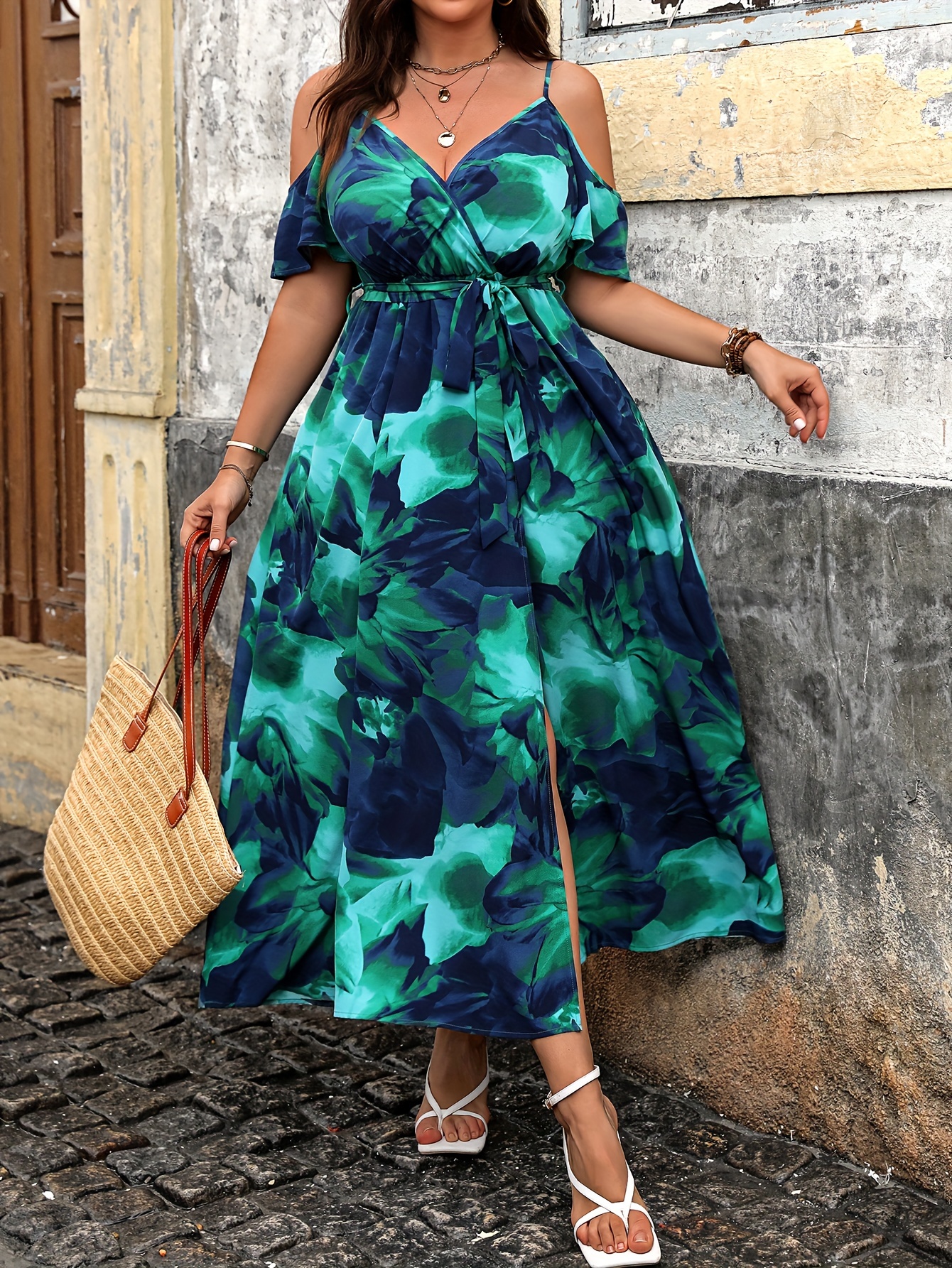 Plus Size Women's Summer Casua - مراجعة Romper Floral Print وسعره