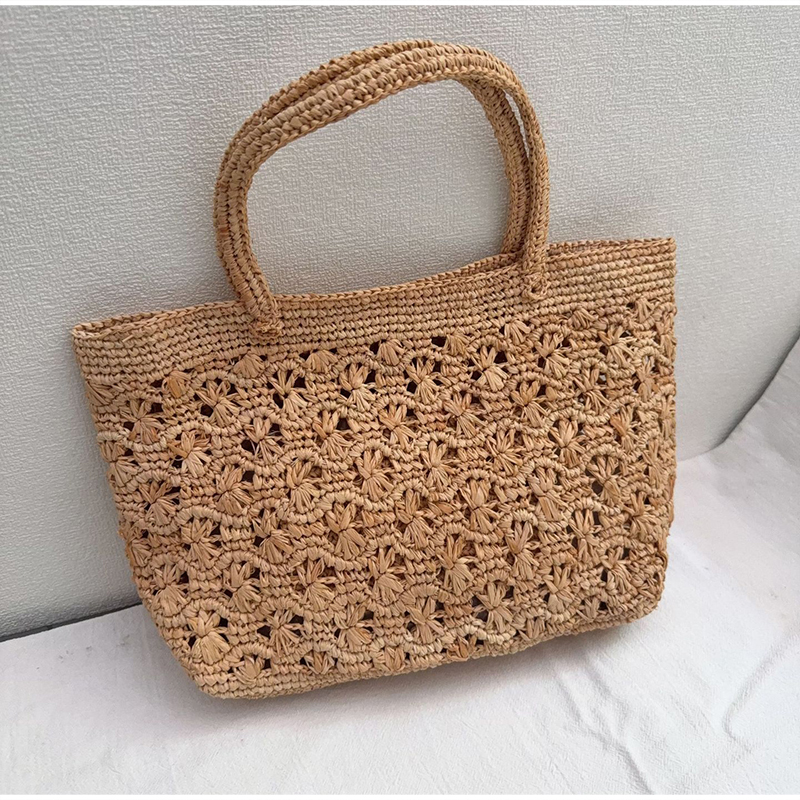 French Style Raffia Tote – Han - مراجعة Crochet Bag Raffia وسعره