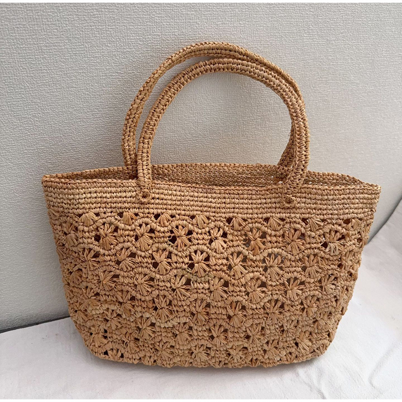 French Style Raffia Tote – Han - مراجعة Crochet Bag Raffia وسعره