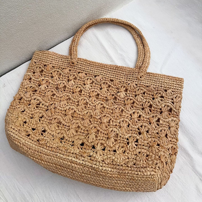 French Style Raffia Tote – Han - مراجعة Crochet Bag Raffia وسعره