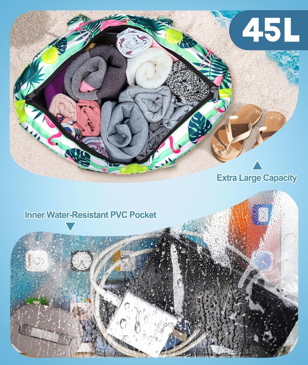 Extra Large Beach Bag Waterpro - مراجعة Tote Bag Beach وسعره
