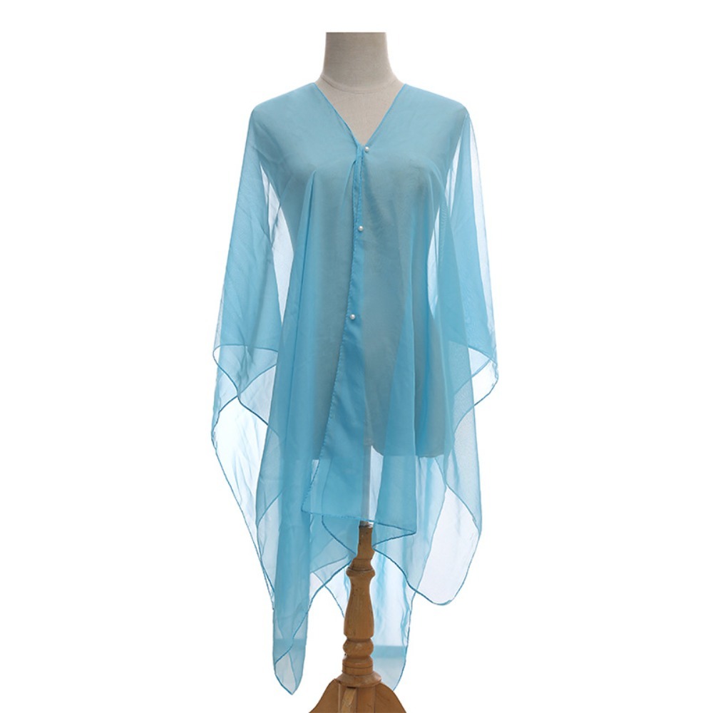 Fashion Solid color Shawl Scar - مراجعة Cover Up Kaftan وسعره