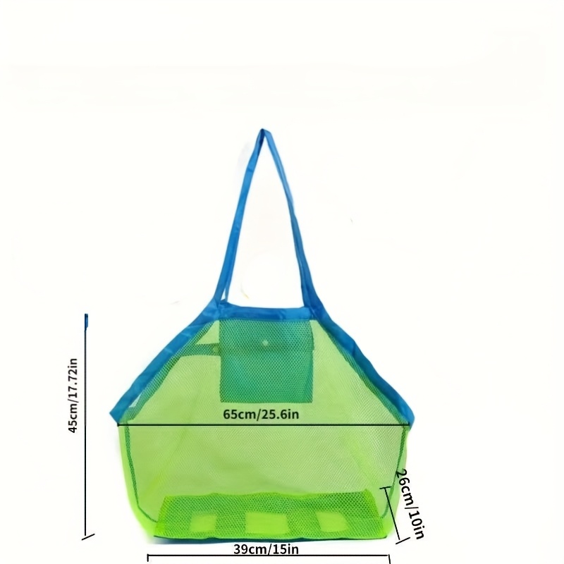 1pc Large Mesh Beach Tote Bag  - مراجعة Tote Bag Beach وسعره