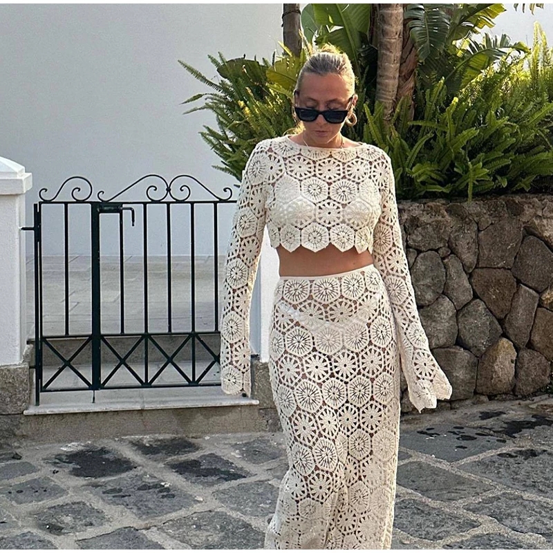 EINY Crochet Hook Knitted Holl - مراجعة Crop Top Crochet وسعره