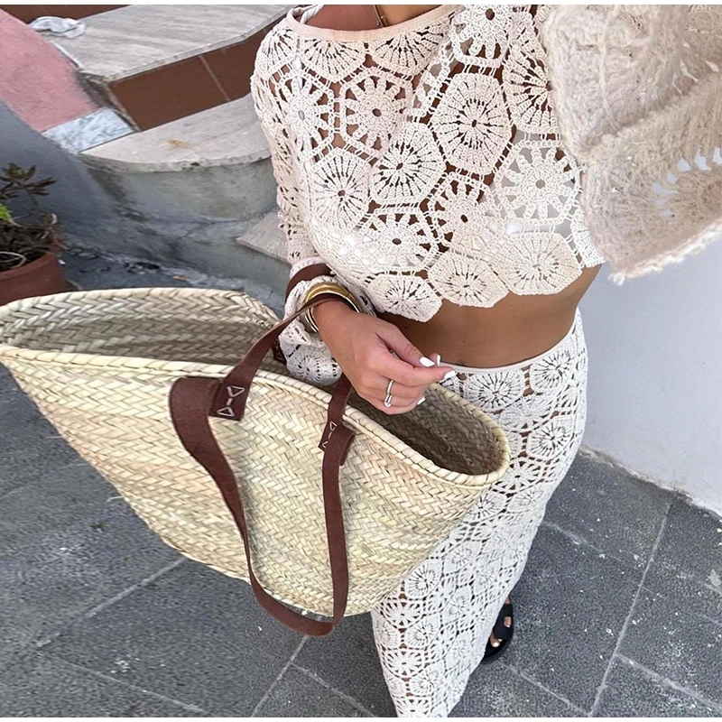 EINY Crochet Hook Knitted Holl - مراجعة Crop Top Crochet وسعره