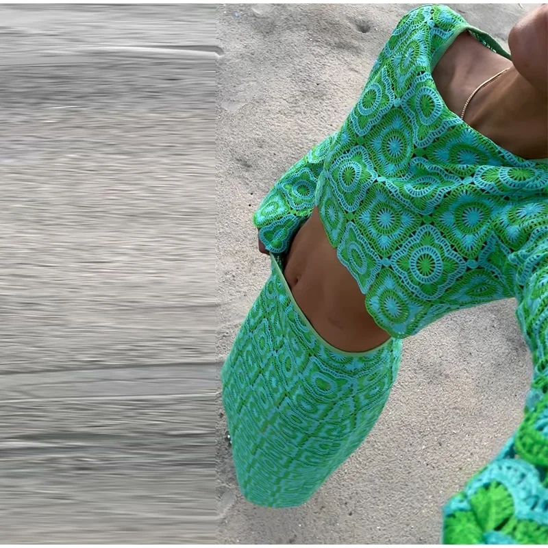 EINY Crochet Hook Knitted Holl - مراجعة Crop Top Crochet وسعره
