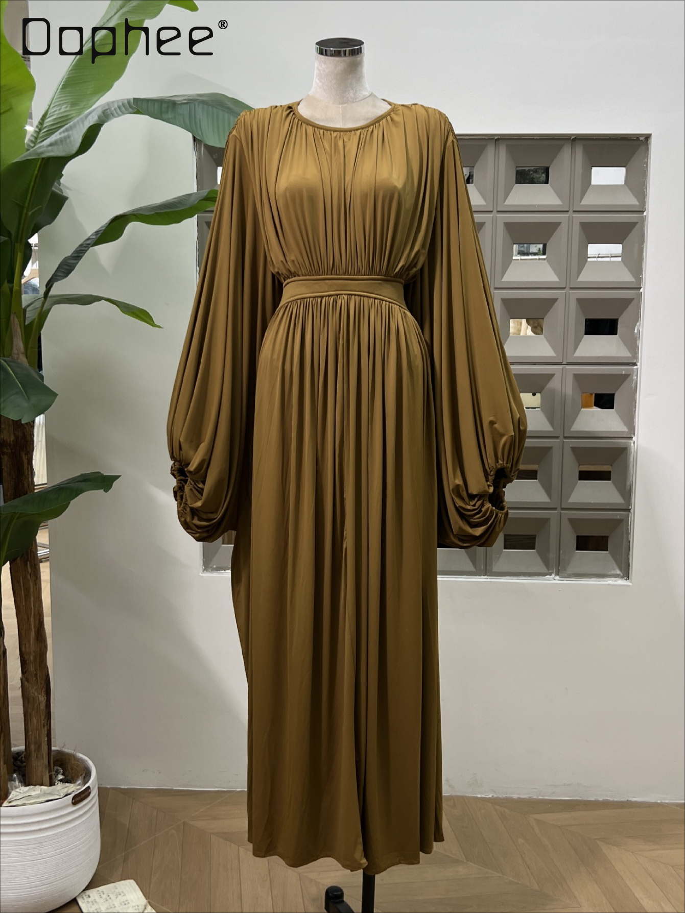European American Women Clothi - مراجعة Linen Dress Wrap وسعره