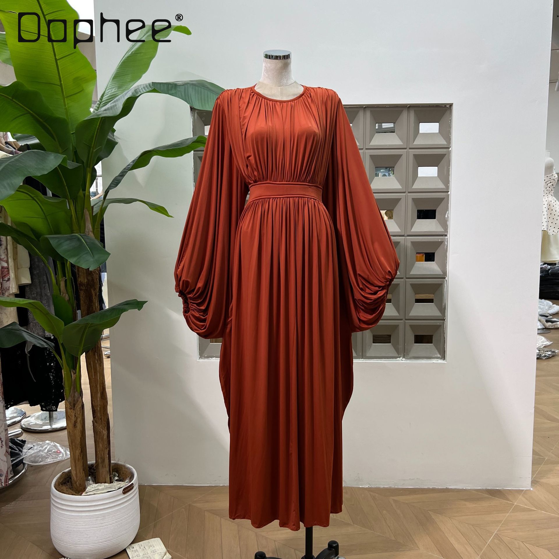 European American Women Clothi - مراجعة Linen Dress Wrap وسعره