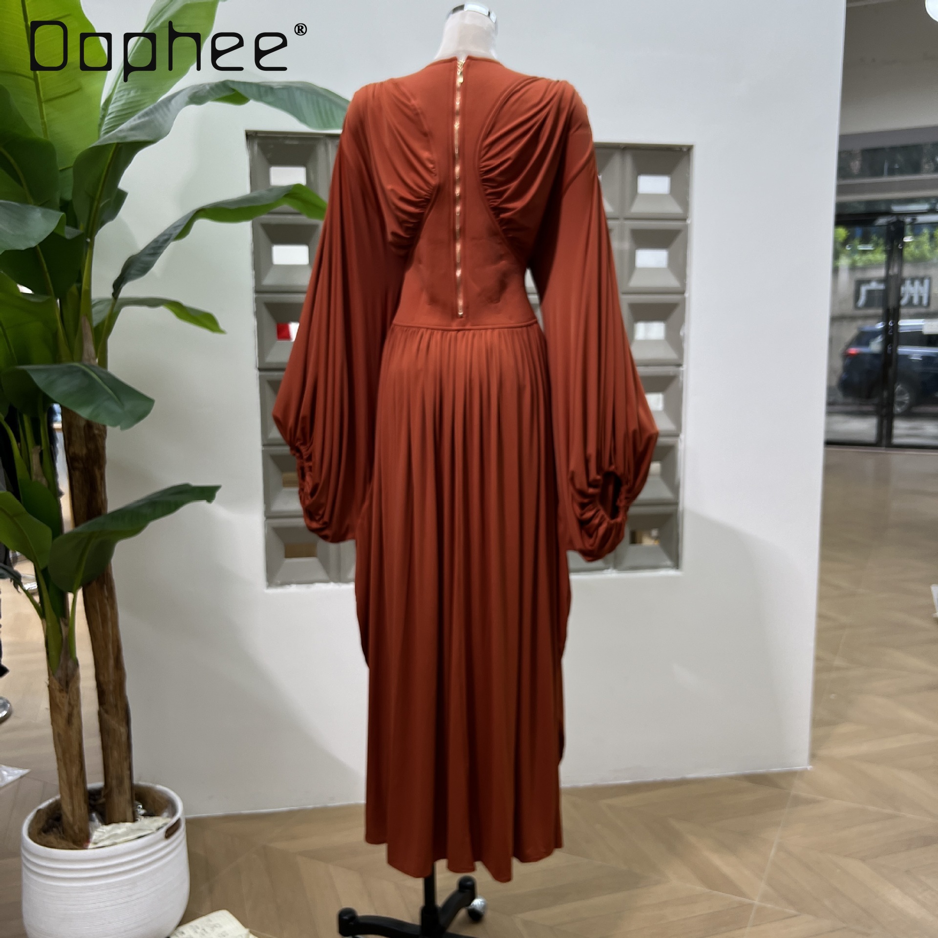 European American Women Clothi - مراجعة Linen Dress Wrap وسعره