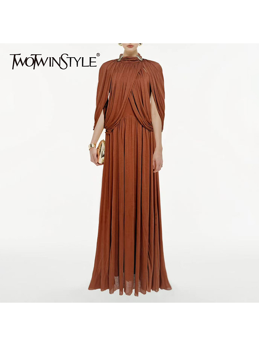 TWOTINSTYLE Fashion Spliced Fo - مراجعة Linen Dress Wrap وسعره