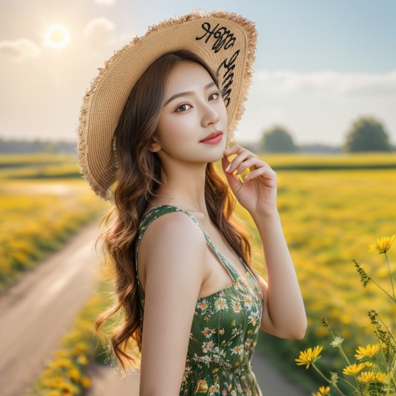 1pc Summer Floppy Beach Hats f - مراجعة Hat Floppy Wide وسعره
