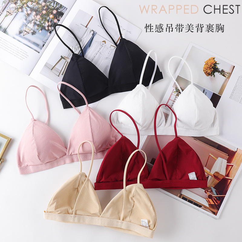 3D Sexy Lingerie Seamless Spor - مراجعة Bralette Triangle Set وسعره