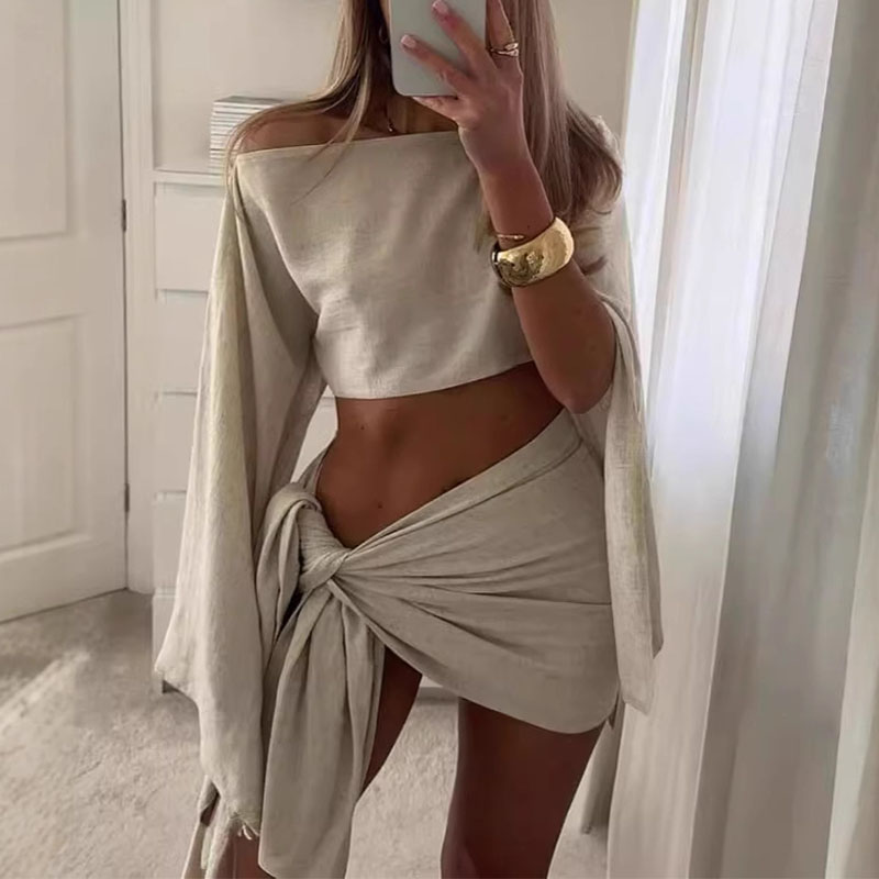 Women Two Pieces Sets Summer C - مراجعة Crop Top Crochet وسعره