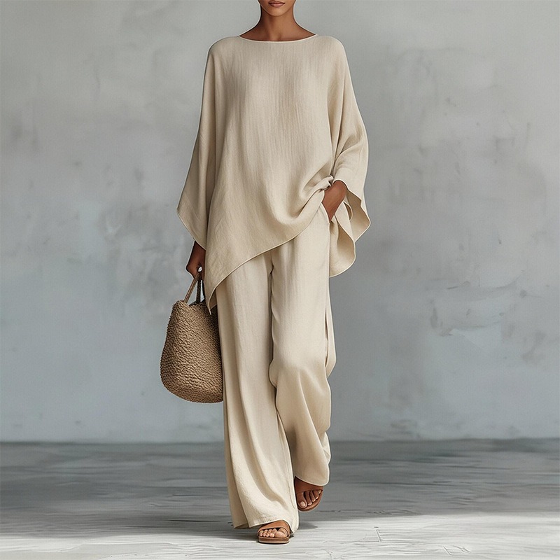Spring New Fashion Linen Loose - مراجعة Linen Pant Wide وسعره