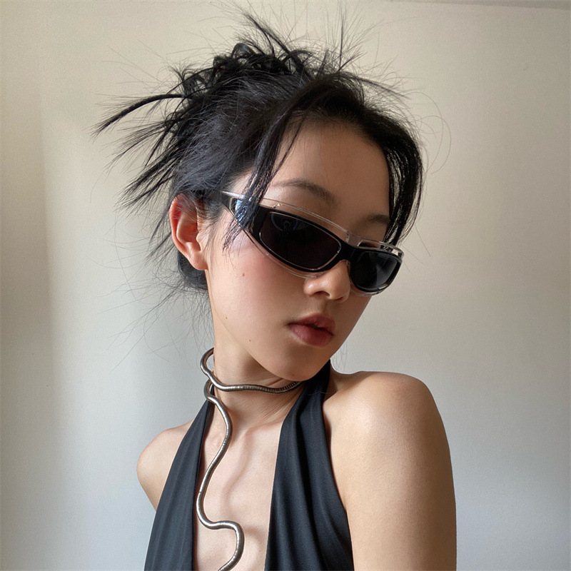 Cat eye Glasses Punk Style Wom - مراجعة Sunglasses Cat Eye وسعره