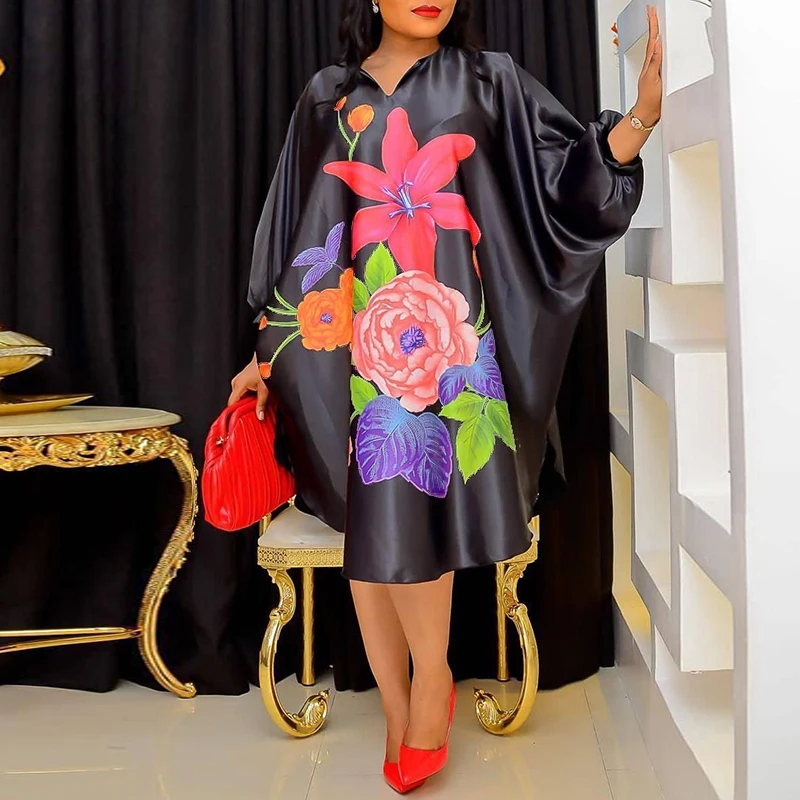Plus Size 5XL VONDA Women Bohe - مراجعة Midi Skirt Floral وسعره